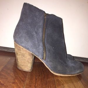 BP navy blue booties